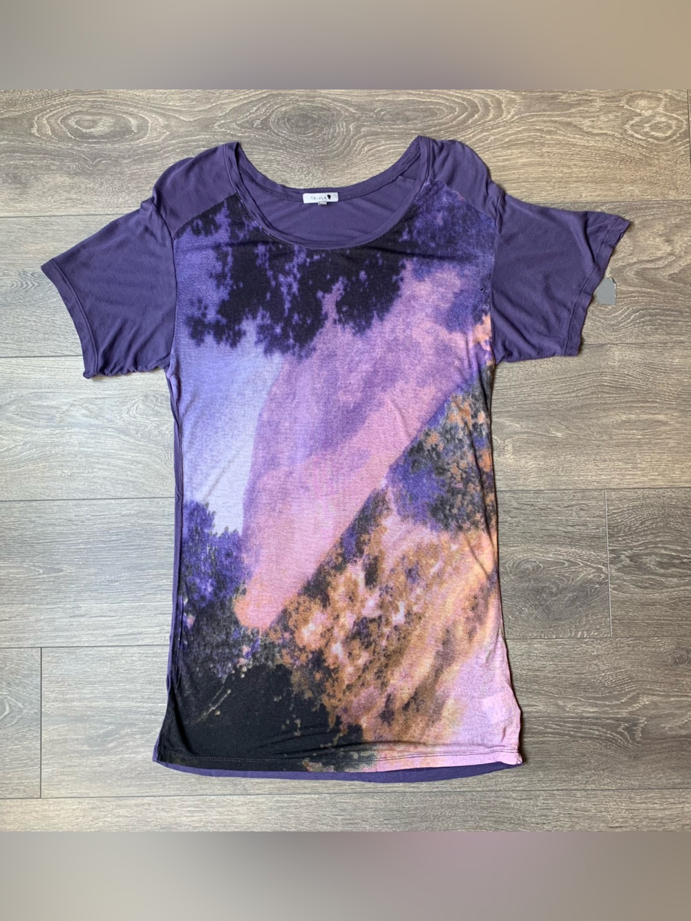 Y2k Aritzia Graphic T-shirt Purple XS Whimsigoth Punk Grunge Festival Skater